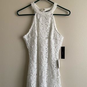 NWT Lulus White Lace Bodycon Dress